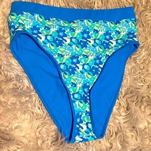 NWOT 93 Play Street - Molly Blueberry Pie Full Coverage High Rise Bikini Bottom